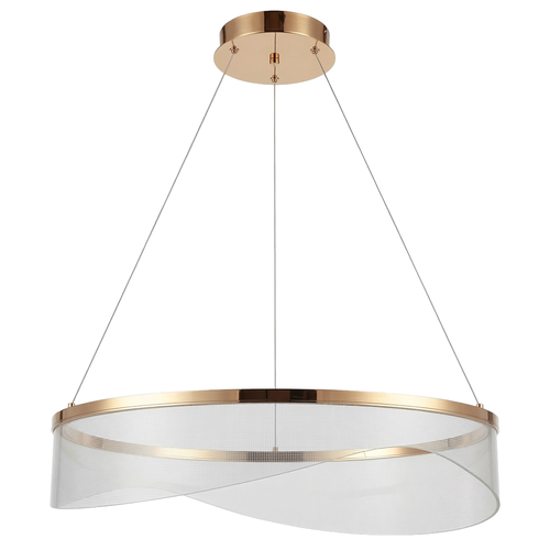 LAMPA SUFITOWA WISZĄCA G145-CP 60 ZŁOTA