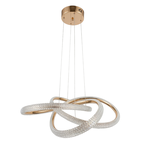 LAMPA SUFITOWA WISZĄCA G153-CP ZŁOTA