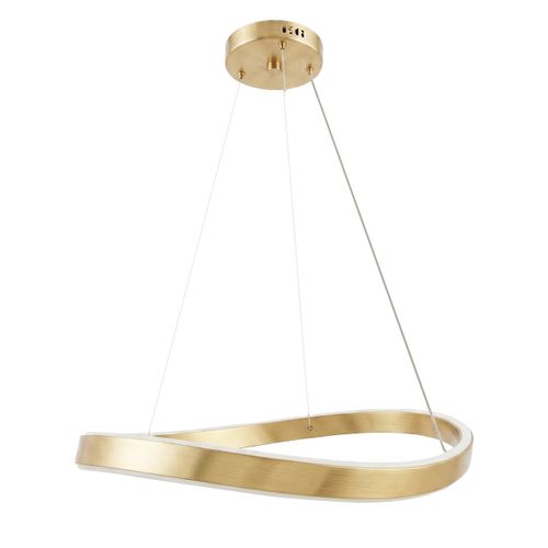ВИСЯЩА ТАВАННА ЛАМПА SWE067-CP 60cm BRUSH GOLD