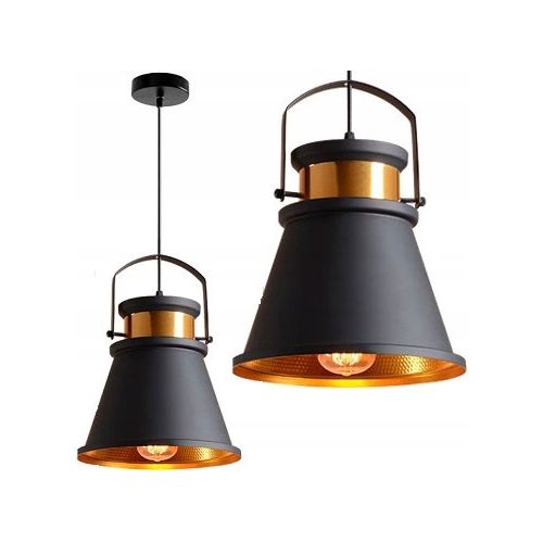 Lampa DE TAVAN ASTI C negru / Auriu
