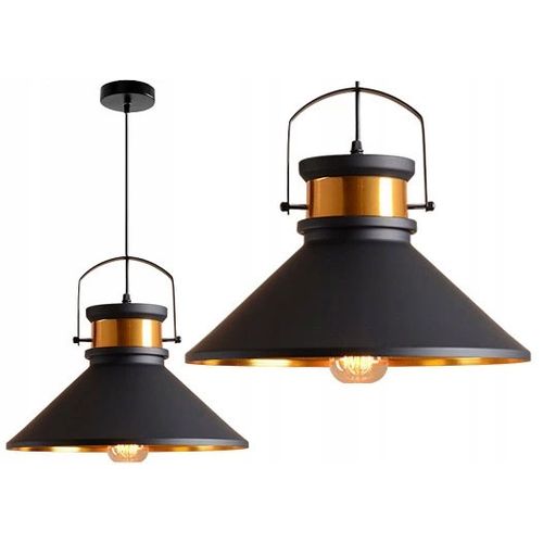 Lampa DE TAVAN ASTI B negru / Auriu