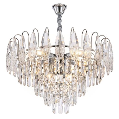 Кристална висяща лампа SWE079-CP 50cm Chrom