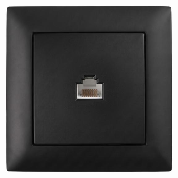 Розетка RJ45 с Рамка OSTE JNH010-S BLACK