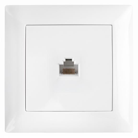 Розетка RJ45 с Рамка OSTE JNH010-S WHITE