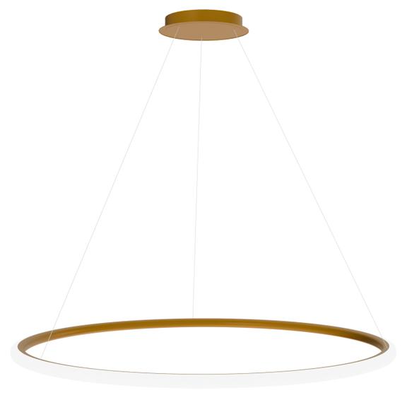 Lampa wisząca LED LHJ005-CP 60cm ZŁOTA SZCZOTKOWANA