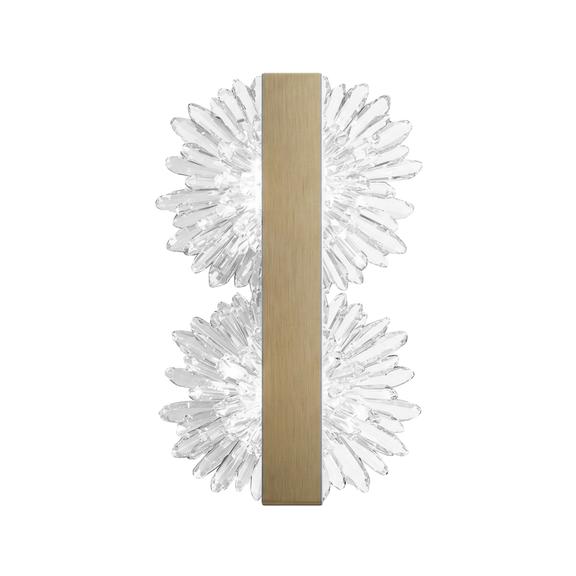 VÄGGLAMPA LED G147-2W GULD BORSTAD GULD
