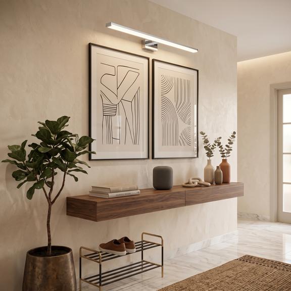 LAMPA KINKIET ŁAZIENKOWY LED NAD LUSTRO 8W 40CM APP368-1W CHROM