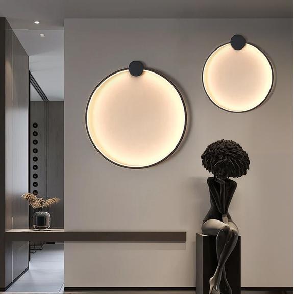 VÄGGLAMPA LED-KINKIET APP1383-CW SVART 30 cm