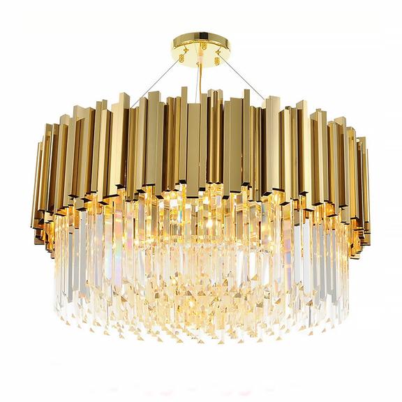 Kristalltaklampa APP601-C Guld