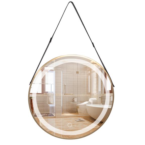 VÄGGSPEGEL LED MED LIST 60 cm YH-3339