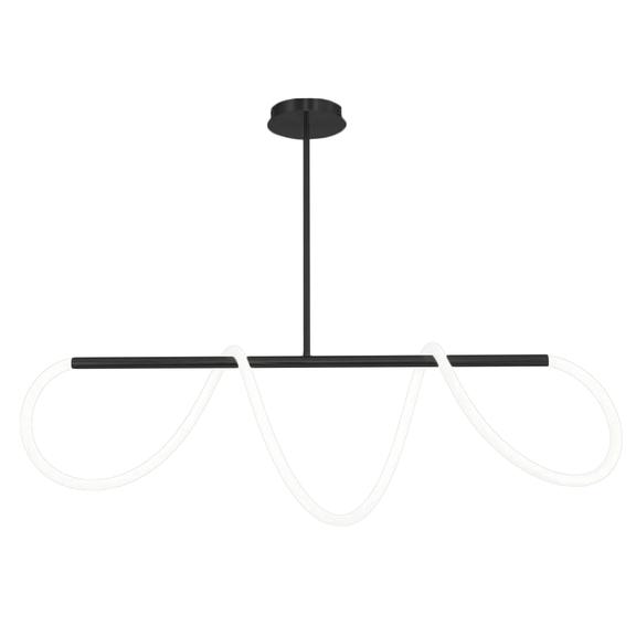 LED-taklampa APP856-CP Long Svart