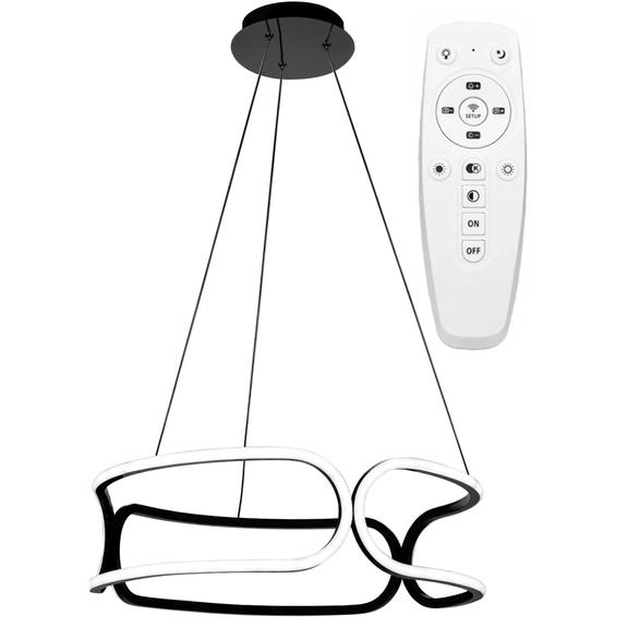 TAKLAMPA MED FJÄRRKONTROLL PLAFOND LED APP790-CP TRIO Svart