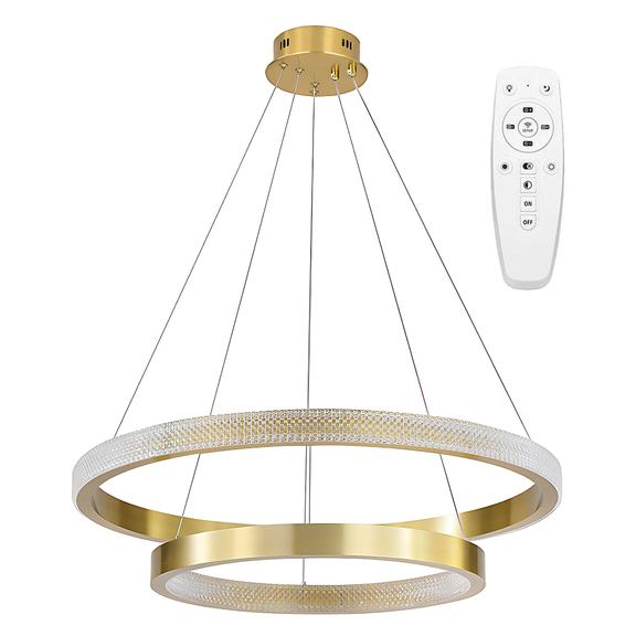 TAKLAMPA HÄNGANDE LED APP1772-CP Borstad Guld