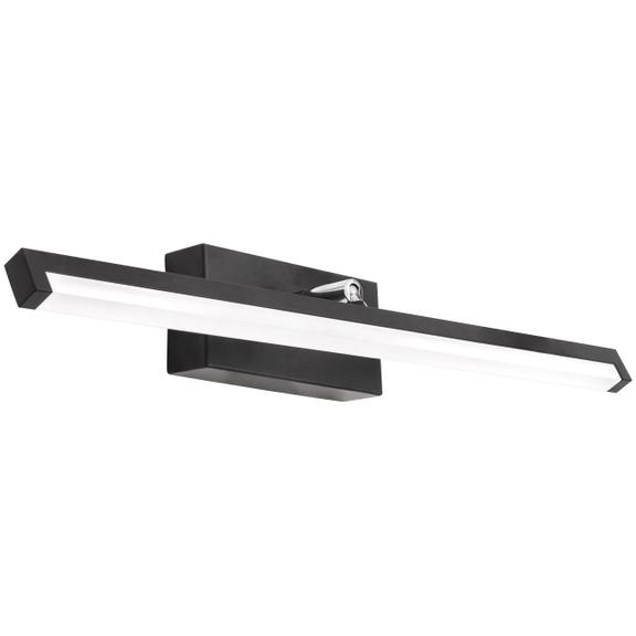 VÄGGLAMPA BADRUM LED ÖVER SPEGEL 12W 50CM APP373-1W SVART