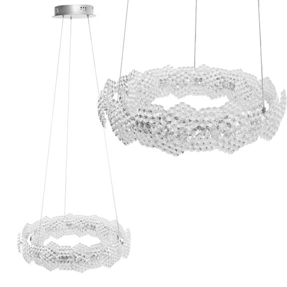 HÄNGLAMPA LED MS016-CP Krom 47 cm