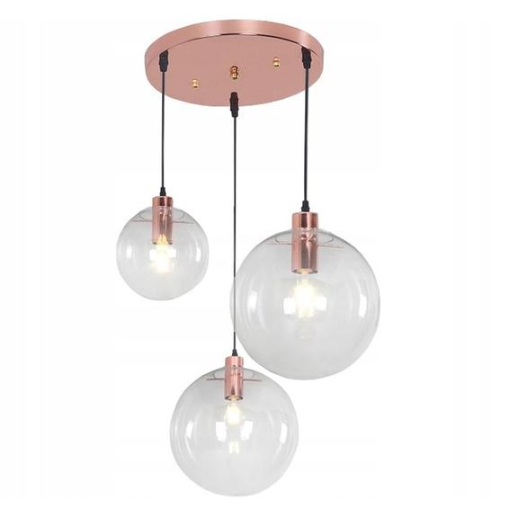 Glaspendellampa LASSI 20+25+30 cm APP038-3CP