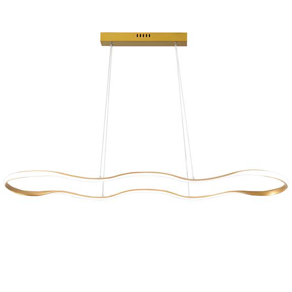 TAKLAMPA HÄNGANDE LED LHJ027-CP 100cm Guld