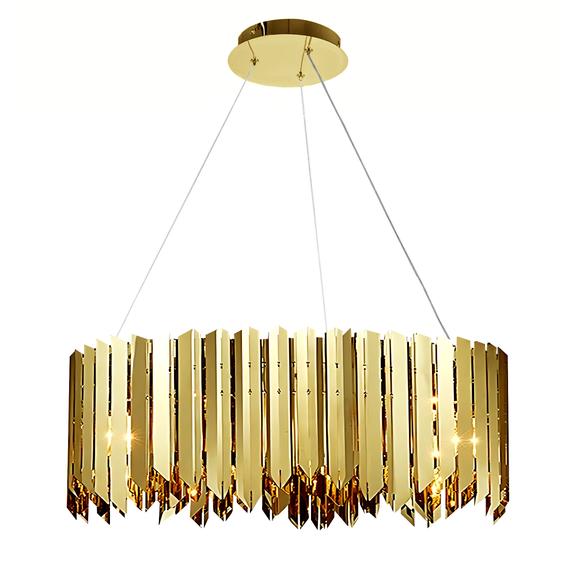 Metallhängande lampa APP1764-8CP GULD