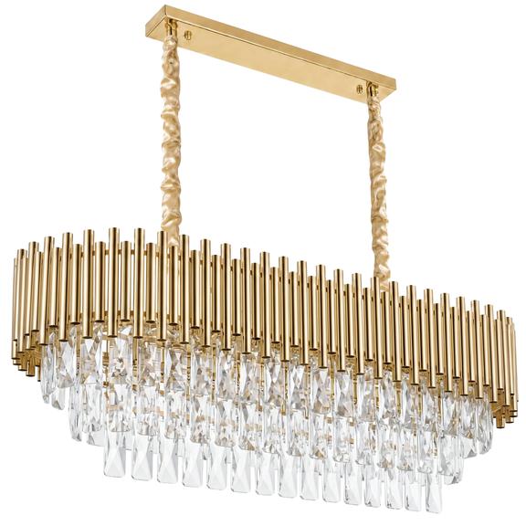 Kristall-pendellampa SWE105-CP GOLD