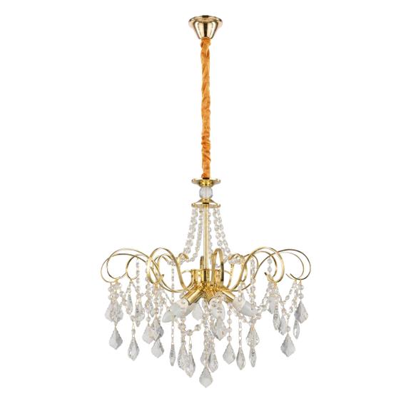 Kristall-pendellampa SWE081-CP 60cm GOLD