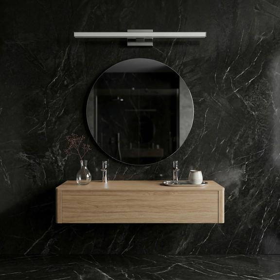 BADRUMSVÄGGLAMPA LED 80CM APP1847-1W CHROM