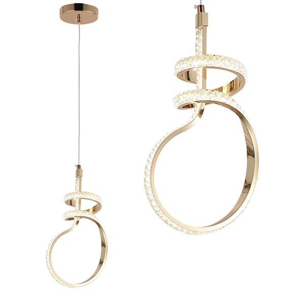 HÄNGANDE LED-LAMPA G071-CP GULD