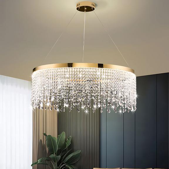 TAKLAMPA HÄNGANDE LED APP1731-1CP Guld 60 cm