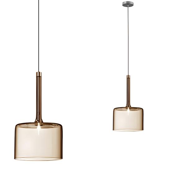 Taklampa Hängande med Glas-skärm APP1698-1CP AMBER A
