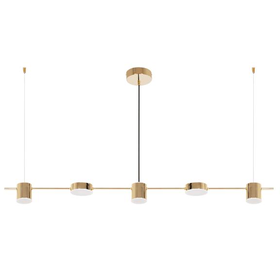 Hängande LED-taklampa APP929-5CP Guld