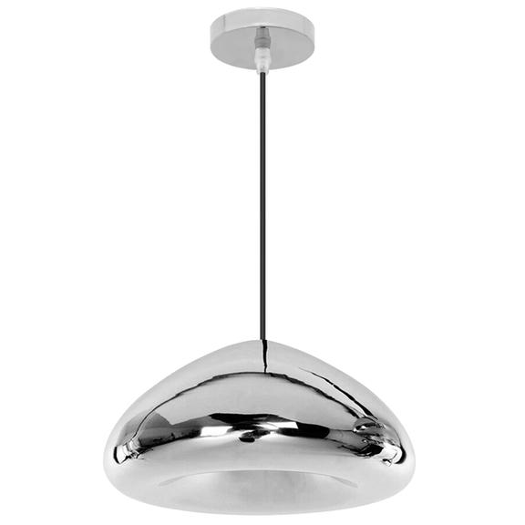Taklampa i glas med spegeleffekt APP322-1CP SILVER