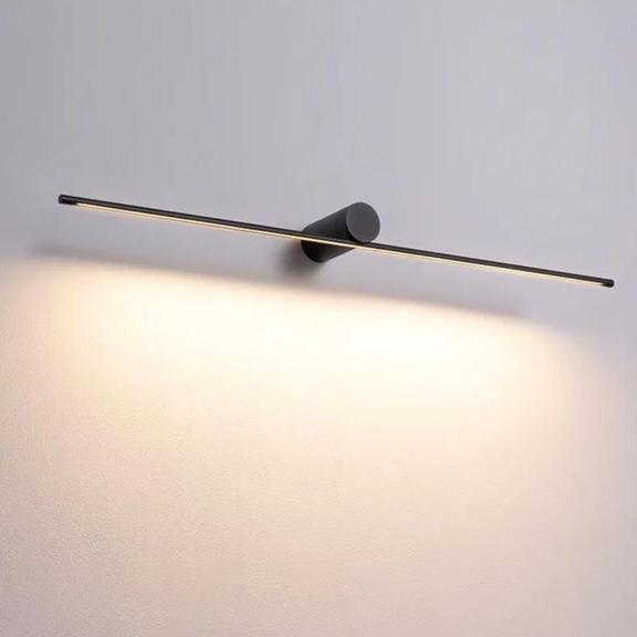 BADRUMSVÄGGLAMPA LED 80CM APP1343-W Svart