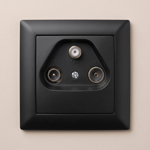 RTV-SAT Antenos Lizdas su Rėmeliu OSTE JNH011-A BLACK