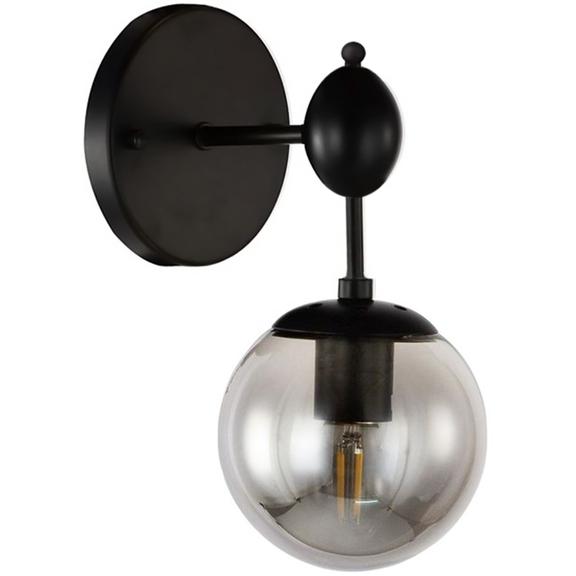 Vägglampa Glas Kinkiet APP750-1W Svart
