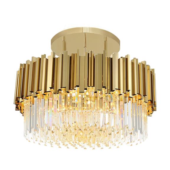 Kristall plafondtaklampa APP1100-4CP Guld