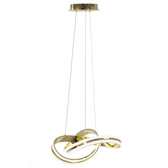 Modern takplafond LED + FJÄRRKONTROLL APP818-CP Guld