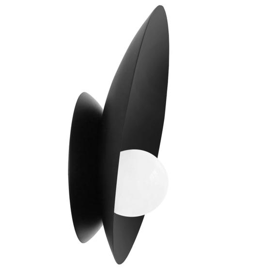 VÄGGLAMPA VÄGGLYKTA APP1188-1W Svart