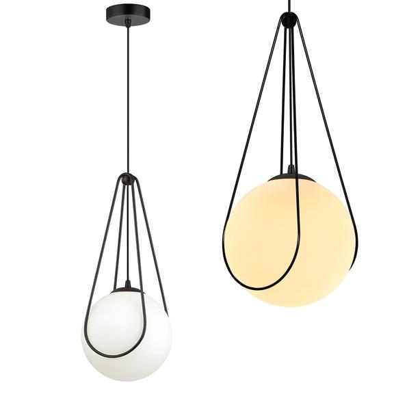 HÄNGENDE TAKLAMPA APP1792-1CP 20 cm Svart