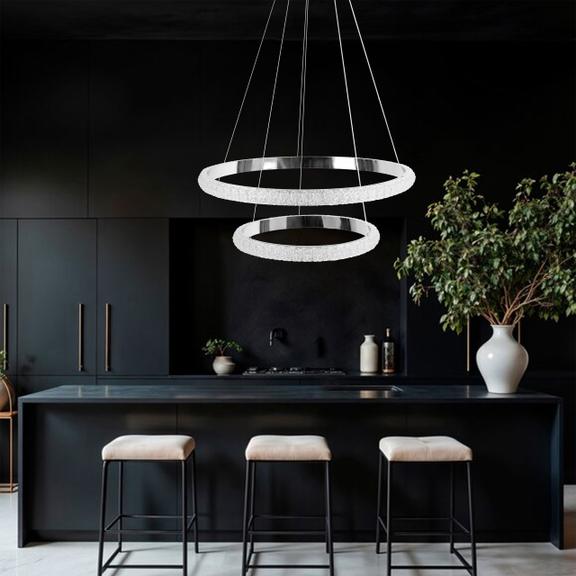 HÄNGLAMPA LED G046-2CP KROM