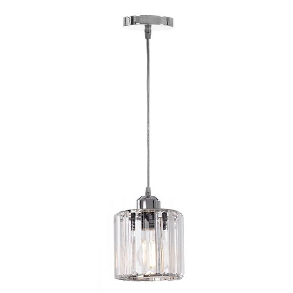 Taklampa Kristall APP508-1CP Silver
