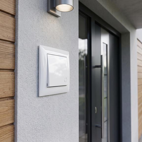 Uksekella Nupp OSTE JNH008-W WHITE