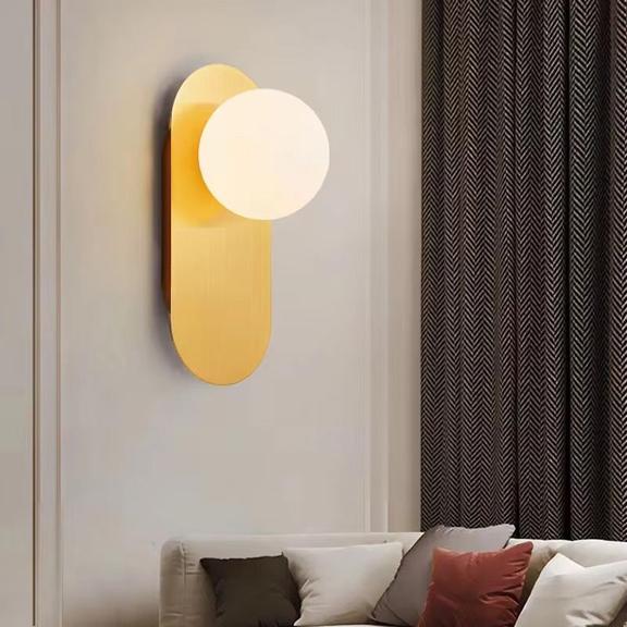 Vägglampa APP1587-1W Guld