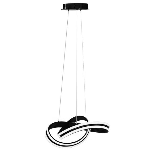 Modern taklampa LED + FJÄRRKONTROLL APP817-CP Svart