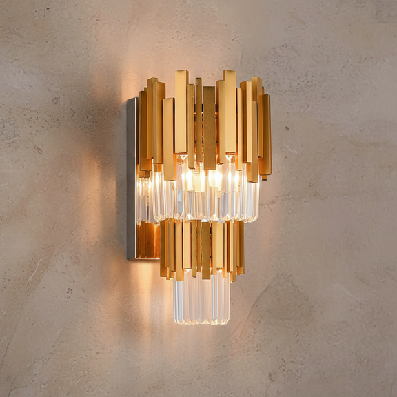 Vägglampa 312356 Guld