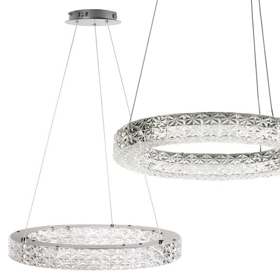 HÄNGLANDE LED-LAMPA MS005-CP 50 cm Krom