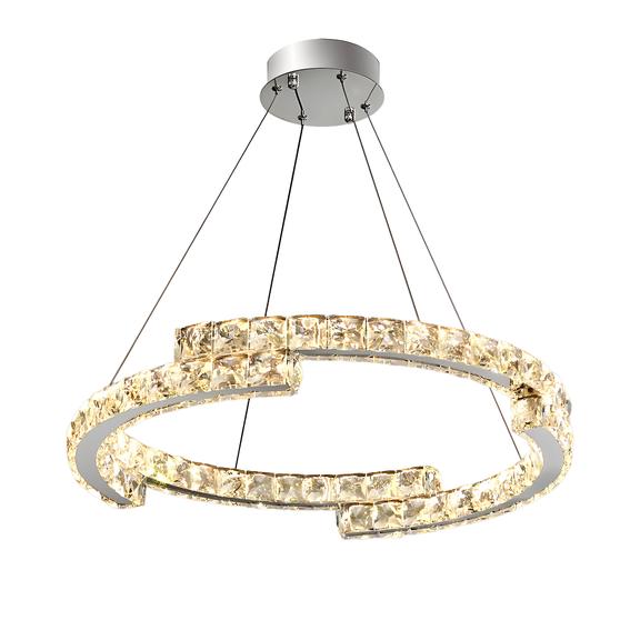 HÄNGANDE LED TAKLAMPA APP1770-CP KROM 60 cm