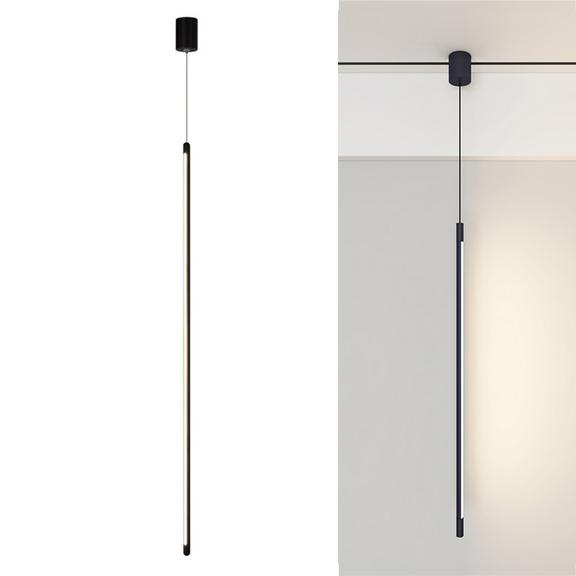 HÄNGANDE LED TAKLAMPA APP1413-C SVART 100 cm