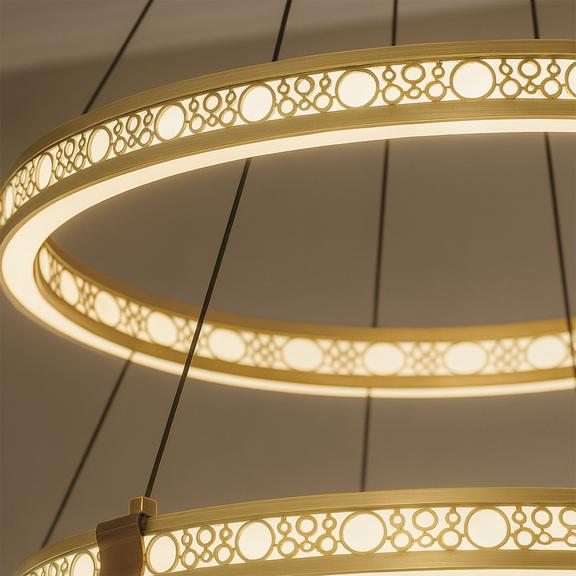HÄNGLAMPA LED LHJ037-CP2 GULD