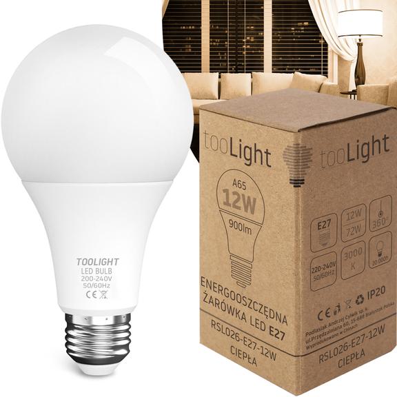 LED-lampa Varm E-27 12W RSL026