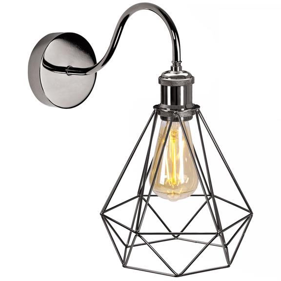 Vägglampa Kinkiet Loft 392230 Krom