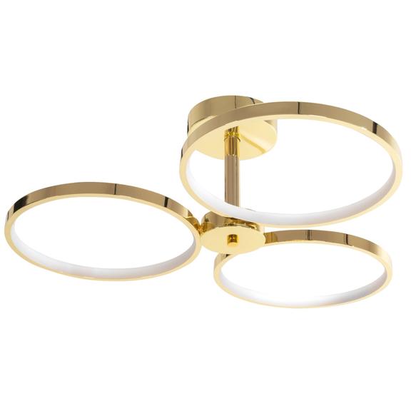 Hängande LED-taklampa APP993-c Guld + Fjärrkontroll